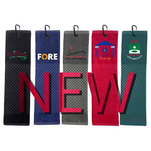 Checkered Handdoek met logo